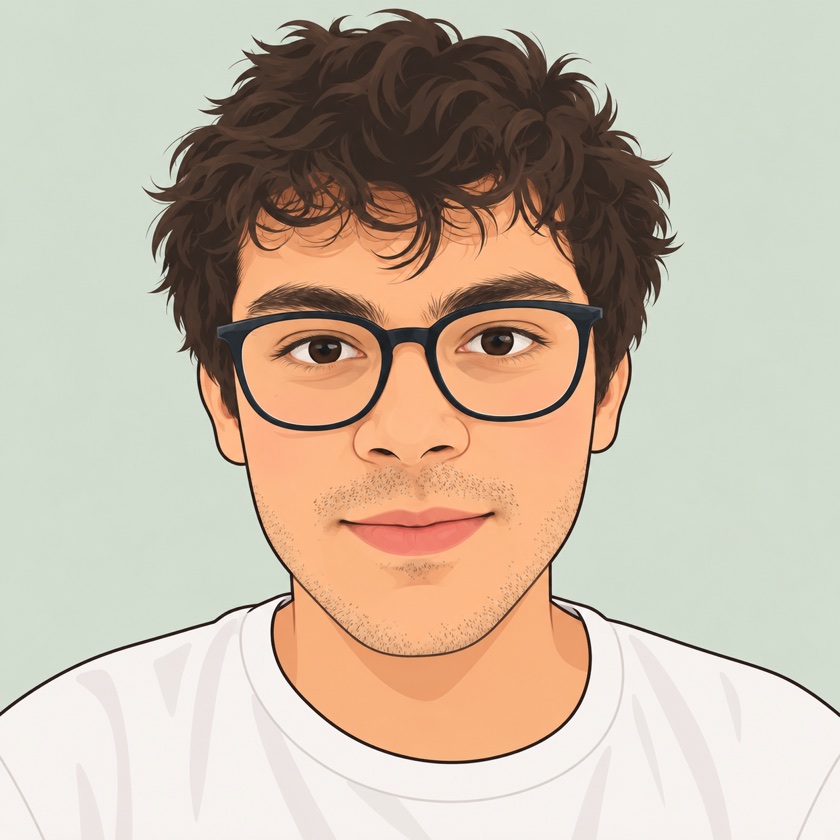 Illustrated portrait of Berkay Gökbulut